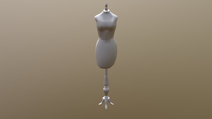 Assignment 5 Dress Form 3D Model