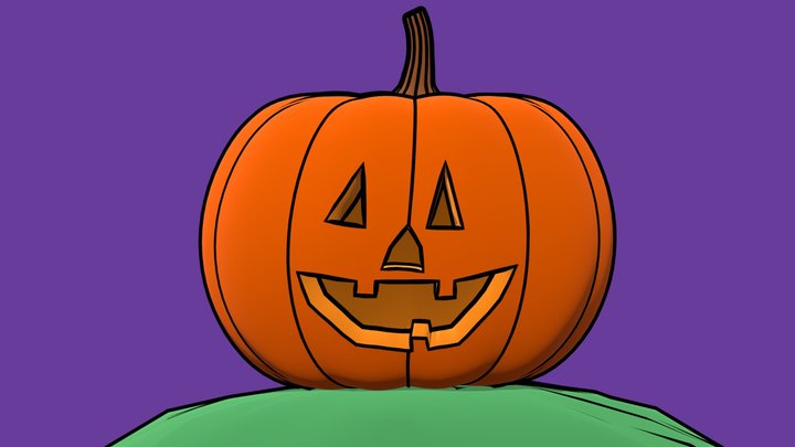 The Laughing Pumpkin 3D Model