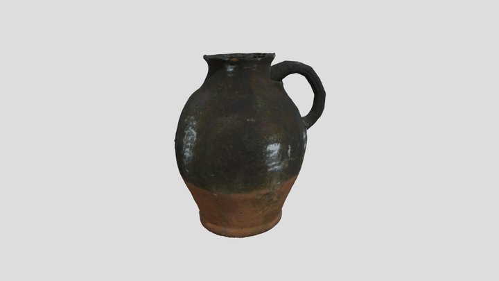 Anti-Witchcraft Jug - Jwg Gwrth-Ddewiniaeth 3D Model