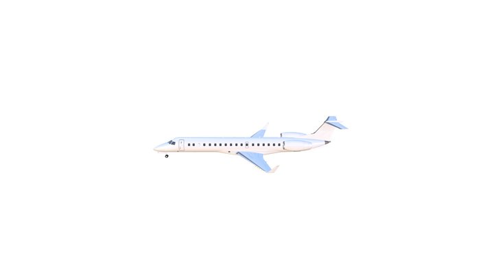 Embraer 145 3D Model