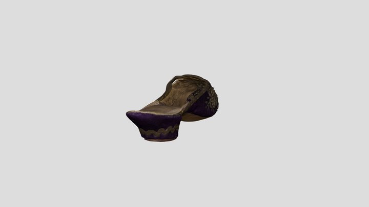 Red_Right_Shoe_Decimated 3D Model