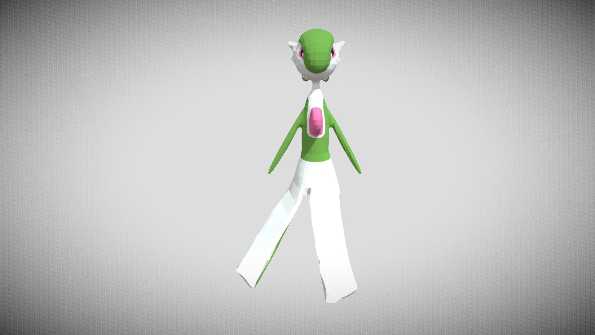 Gardevoir low poly