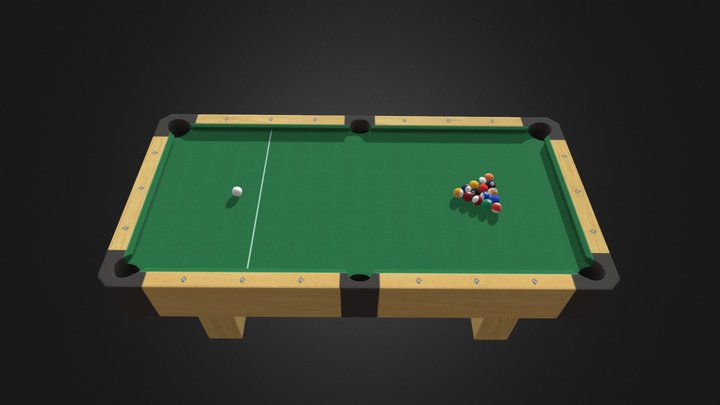 Pool Table – Modelo 3D gratuito STL