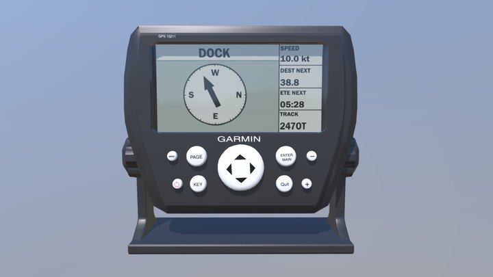 Gps Ontvanger Model 3D Model