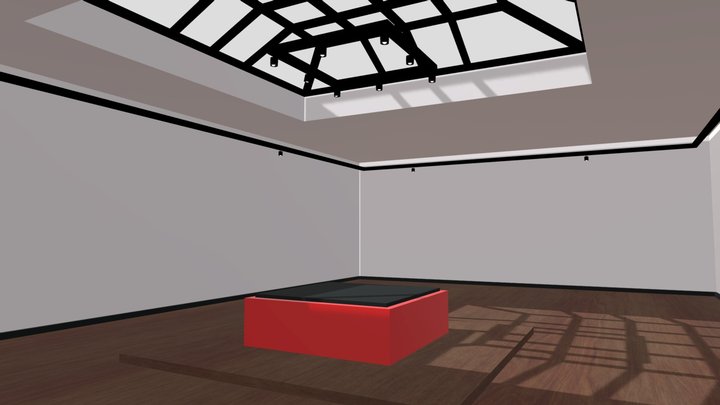 Art Gallery Exhibition Room 3D Model
