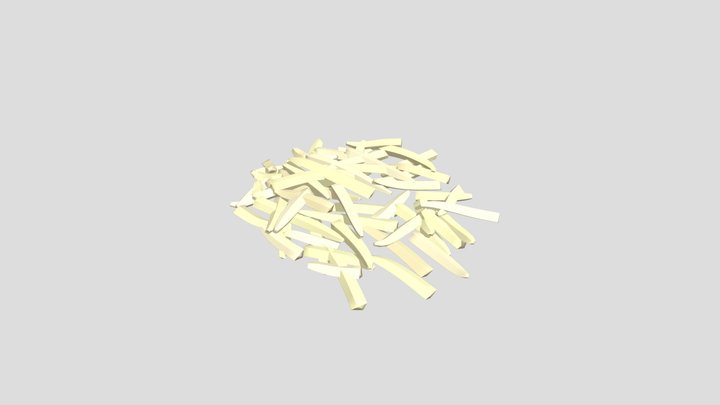 Cheese shredded – Kostenloses 3D-Modell STL