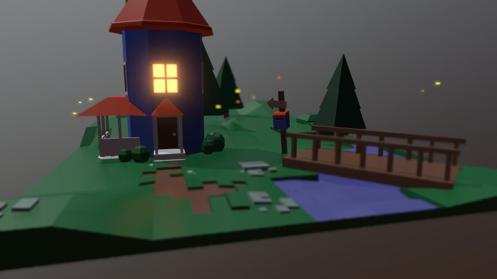 Moomin House 3D Model