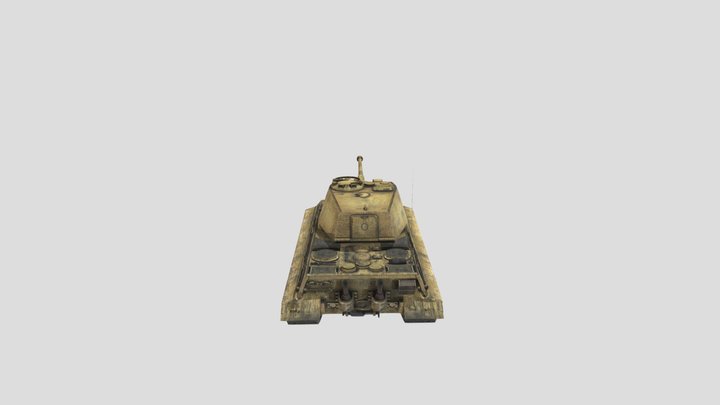 German-panzer tank 3D Model