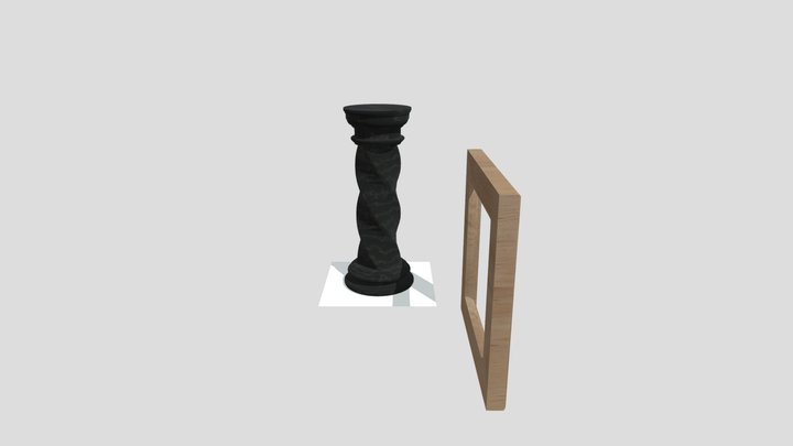 ColumnandPictureFrame 3D Model