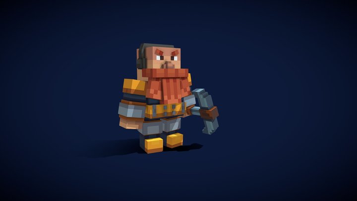 The scout from deep rock galactic 3D Model