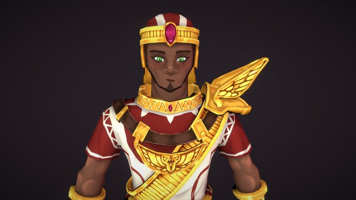 [STUDENT WORK] Egyptian Guard 3D Model