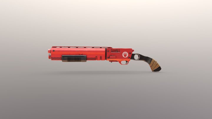 10016 - Gun 3D Model