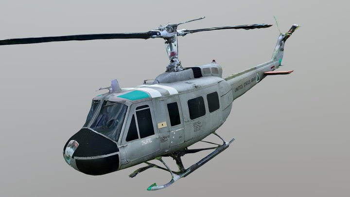 US Army UH-1 Huey – Gratis 3D-model STL