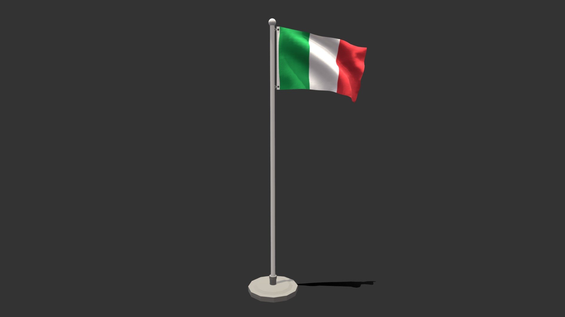 Low Poly Seamless Animated Italy Flag - Buy Royalty Free 3D model by ...