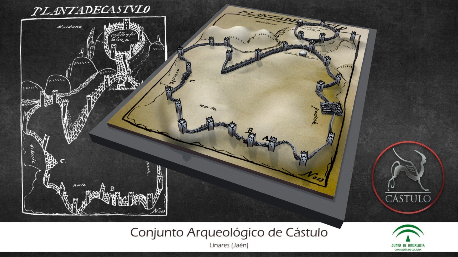Levantamiento 3D del Plano de López Pinto 1656
