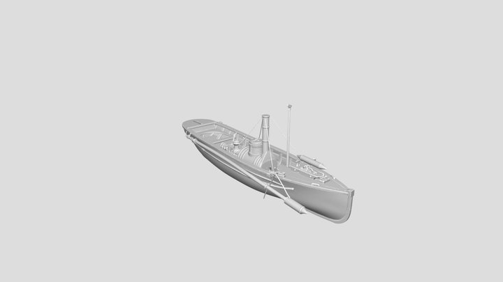 Classic Steam Boat – Kostenloses 3D-Modell STL
