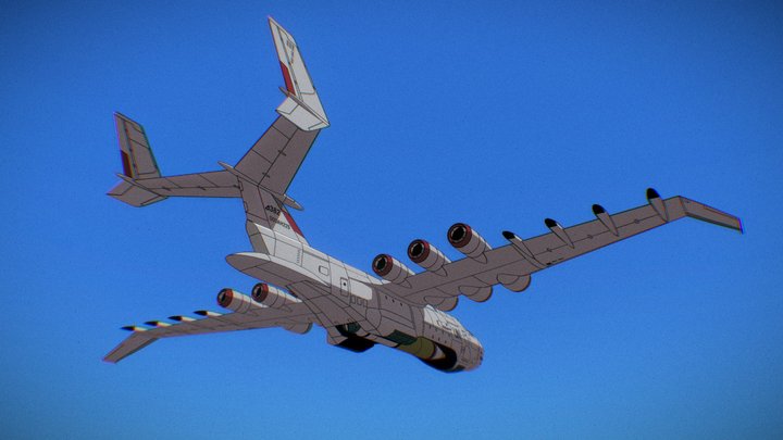 Plane from Evangelion 3D Model