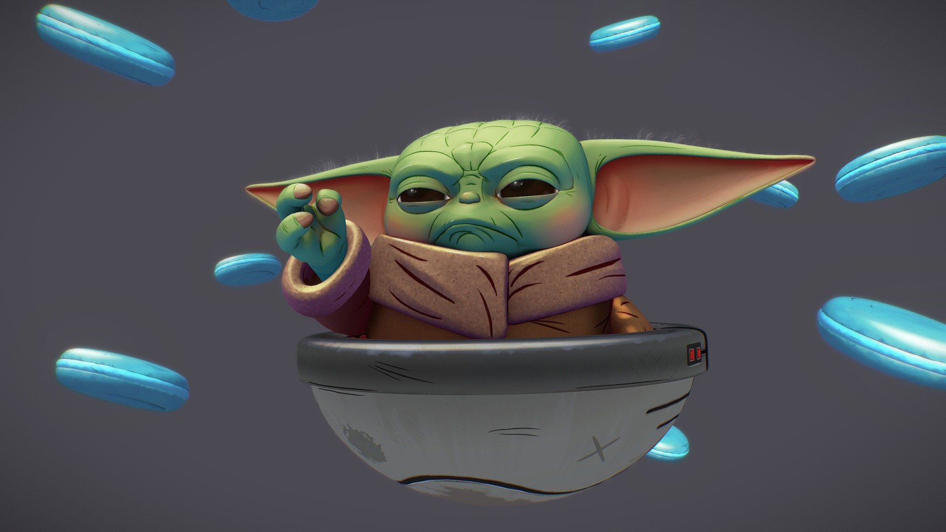ArtStation - Star Wars Grogu AKA Baby Yoda Designs