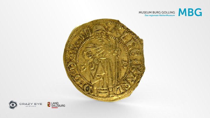 Gold coin 3D Model