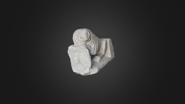 Lion sculpture for Alagona Moncada family 3D Model