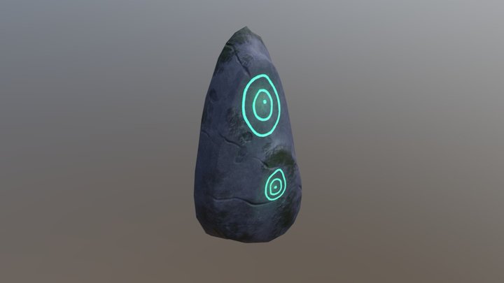 Ancient Rock 3D Model