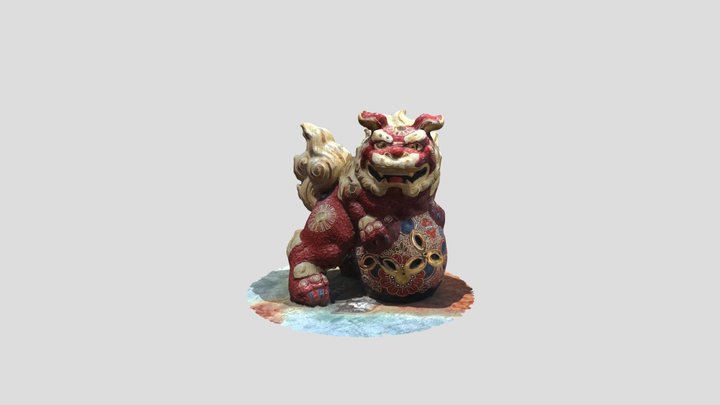 Komainu 3D Model