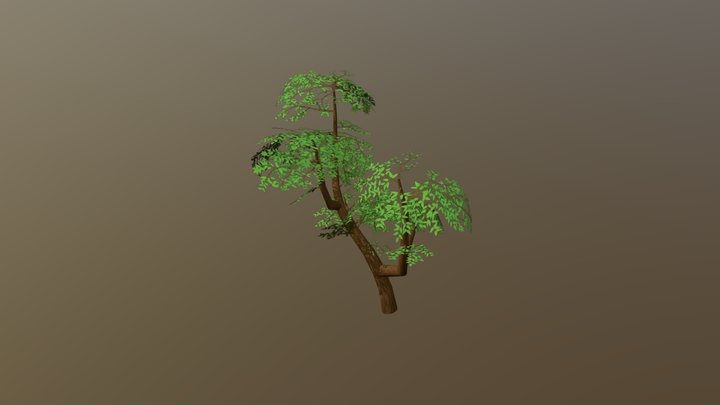 Stylized Low Poly Tree