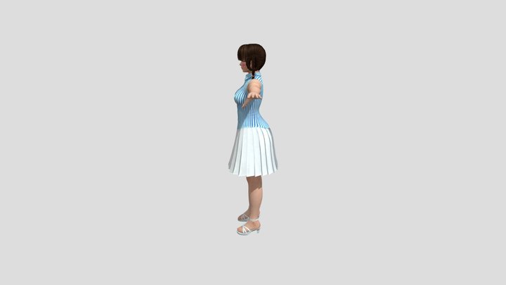 Hentai Girl 3D Model