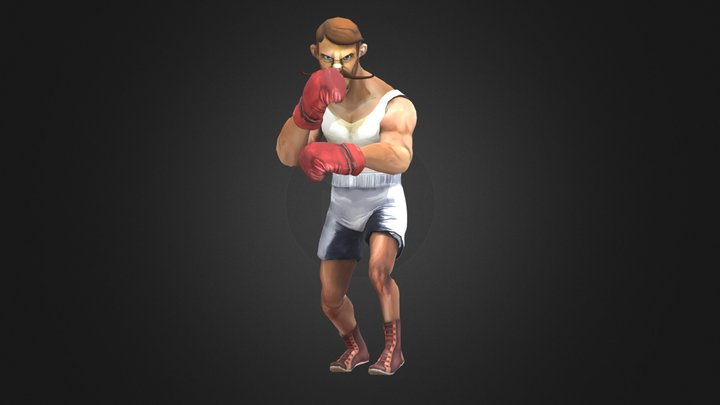 Irish Boxer 3D Model