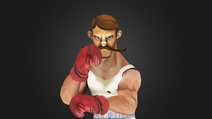 Irish Boxer 3D Model