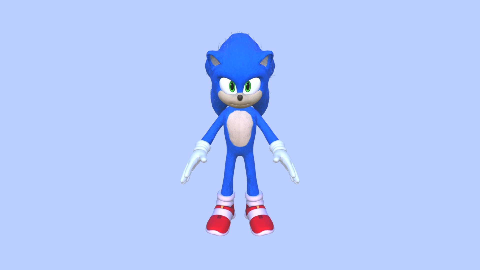 Sonic The Hedgehog - Facebook Camera - Download Free 3D model by clwent (@d...