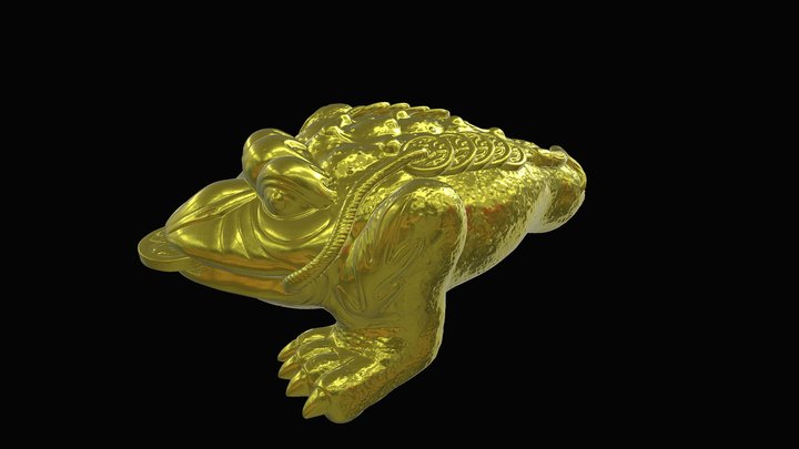 Three-Legged Money Toad – Modelo 3D gratuito STL