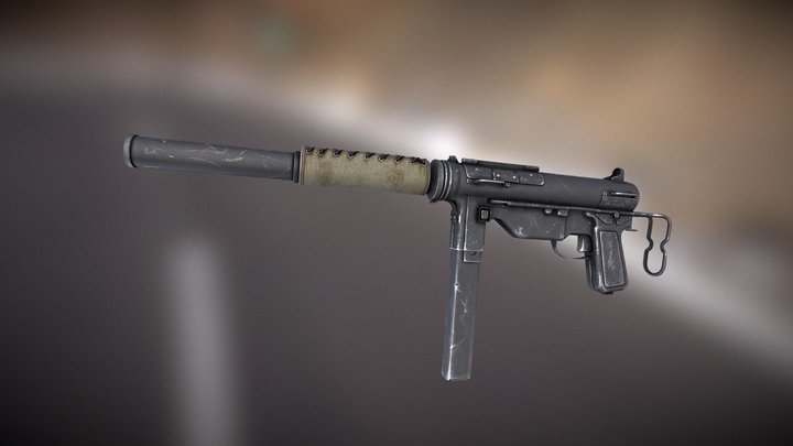 M3A1 "Grease Gun" 3D Model