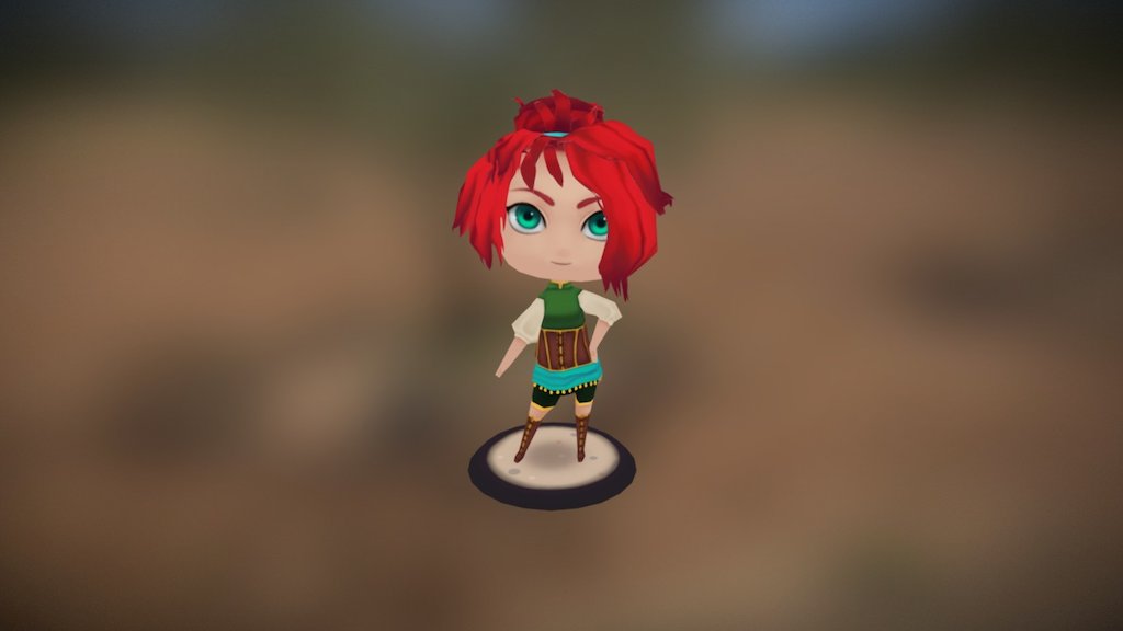 Fhayra - Lowpoly model