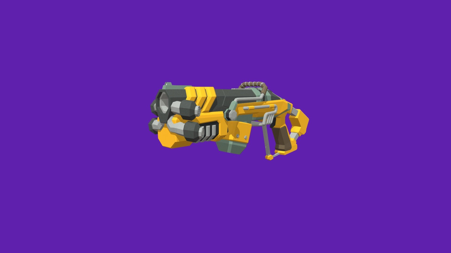 Deep Rock Galactic Flare Gun — Sketchfab embed 3D viewer