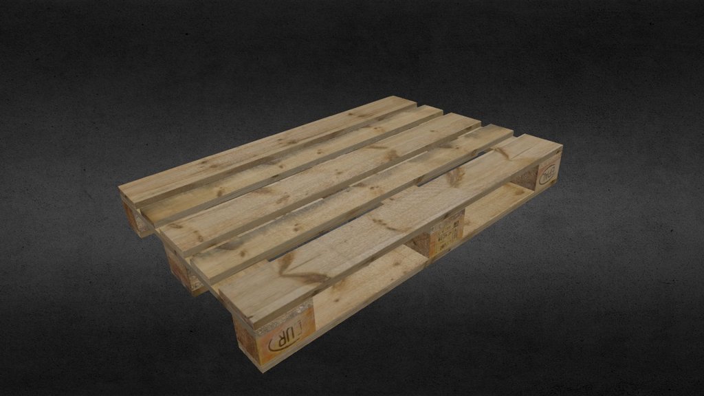 Euro Pallet - EPAL - 3D Model By Pedro.conde [469d810] - Sketchfab