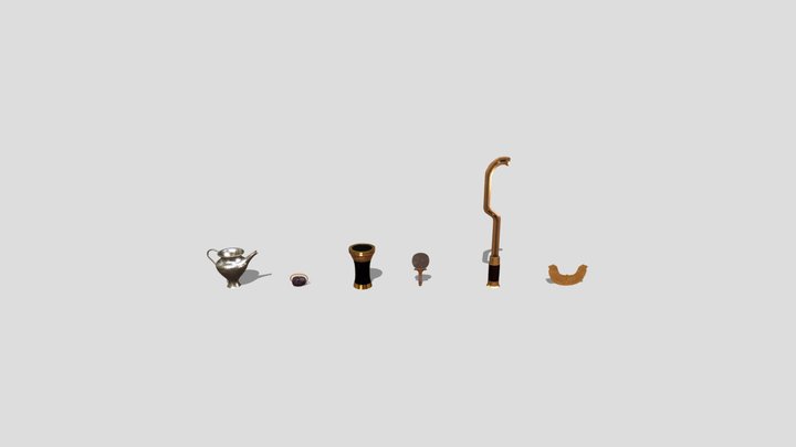 Abishemu Tomb Artifacts 3D Model