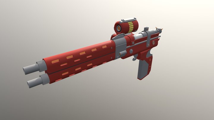 Borderlands2-pistol 3D Model