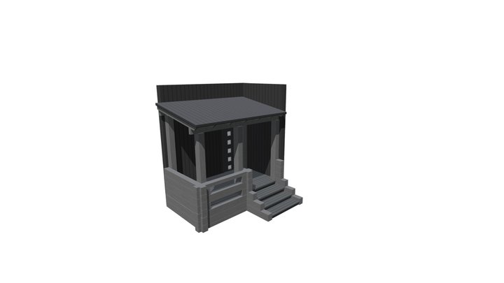 Крыльцо 3D Model