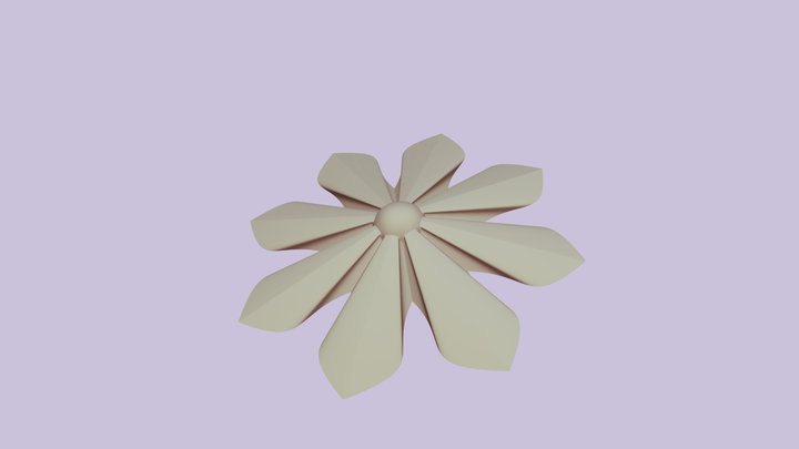 Star Flower 3D Model