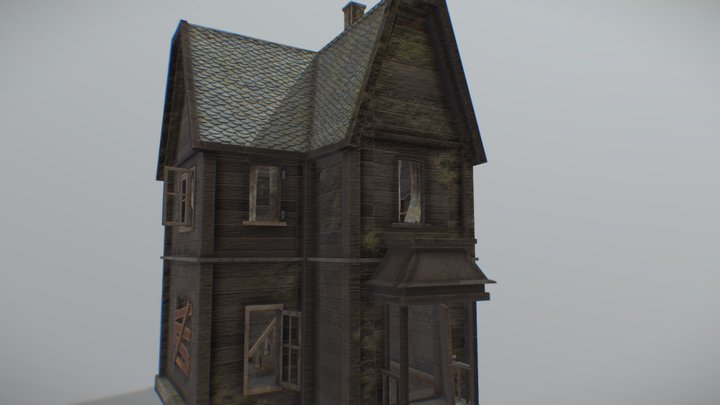 Old wooden house 3D Model