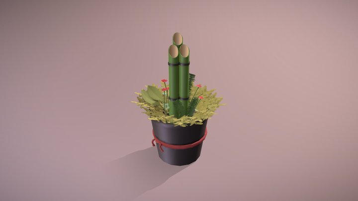 kadomatsu (XYZ School speed draft Final) 3D Model