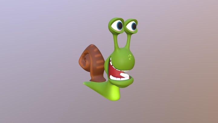 Mr. Snail 3D Model