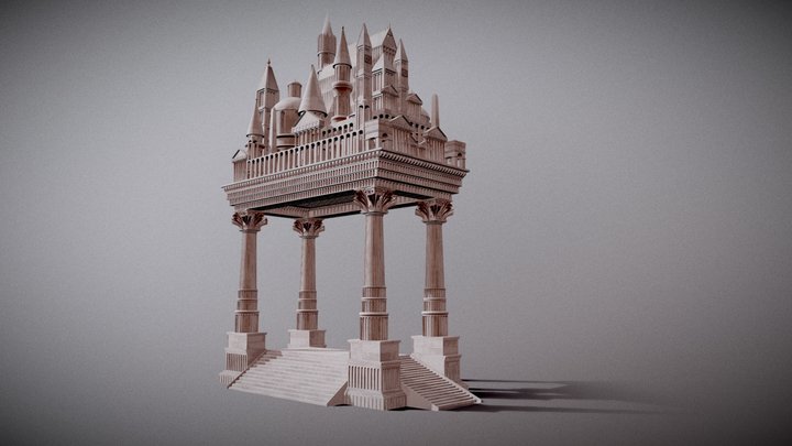 Unbuilt architecture, after Skizhali-Weiss 3D Model