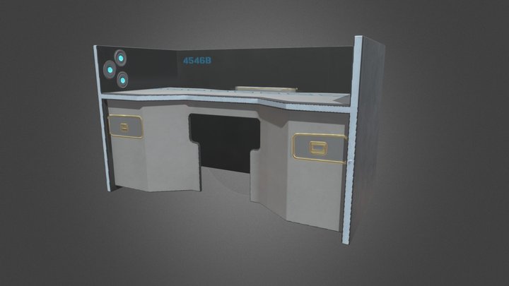 Desk 3D Model