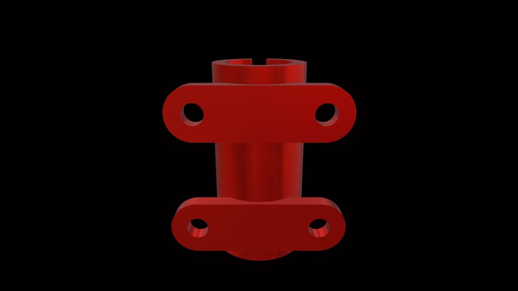 Clevis Mounting Bracket with Cylindrical Housing