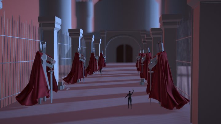 Environment Blockout 3D Model