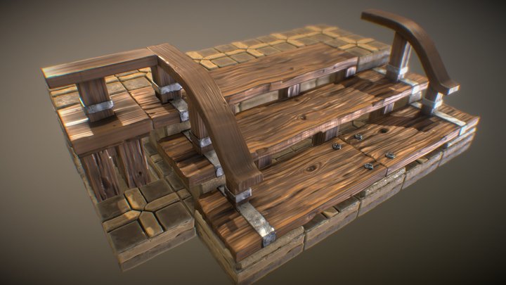 - FFTA2 3D Fanart - The stairs 3D Model