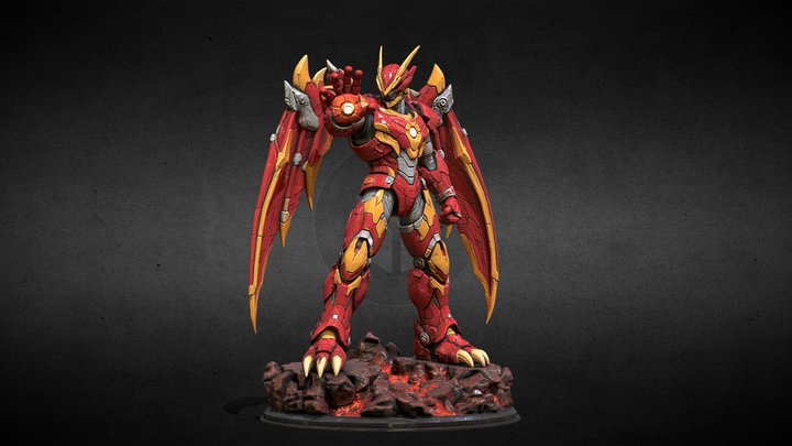 Cyber Dragon Warrior Mecha