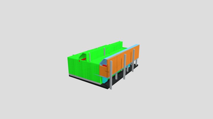 نقشه برداری سوله دانشگاه اصفهان 3D Model